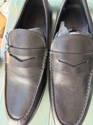 Cortefiel men's shoes new, leather, black size 42