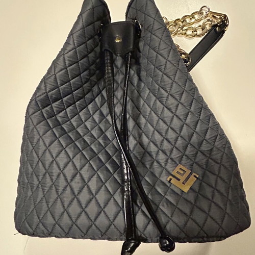 Handmade Pouch Backpack from capitone fabric, new