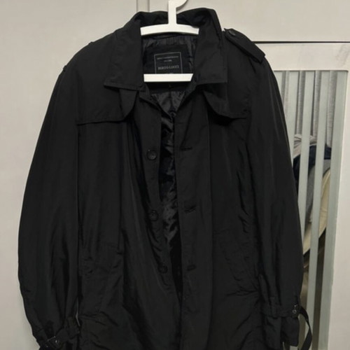 Berto Lucci trench coat new, black, size L