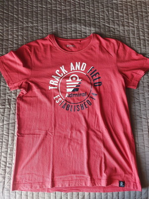 T shirt Admiral κόκκινο μέγεθος L φορεμένο σε καλή κατάσταση