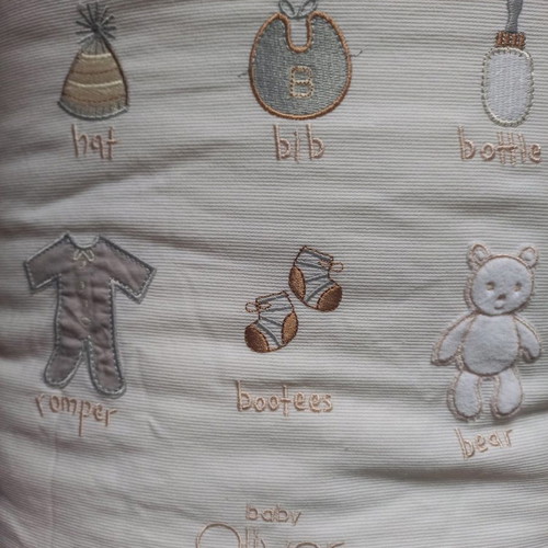 Baby Oliver crib blanket used