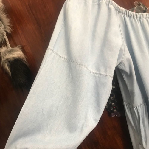 Jean dress Vila used, blue, with pockets, size M