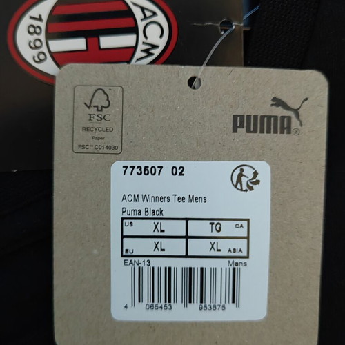AC Milan Scudetto T-shirt 2021-22 XL new, authentic
