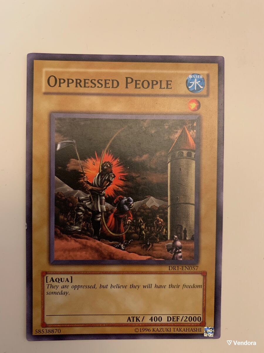 Oppressed People Yu-Gi-Oh! card like new -  2,00 - Vendora.cy