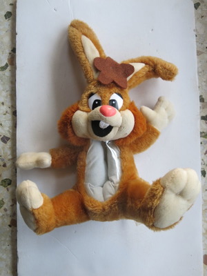 Dolca Bunny plush used with transparent belly and storage space