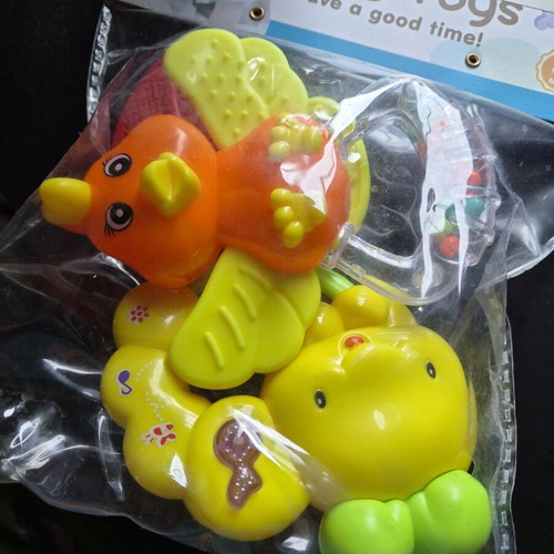 Baby toy rattle and teether new