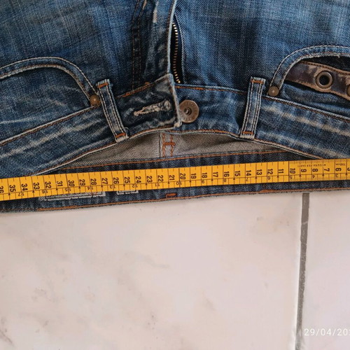 Set Set straight leg jeans used, low waist, size 27