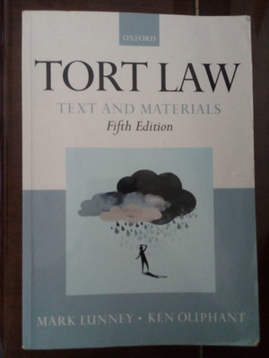 Tort Law: Text and Materials 5-то издание като нова, английски