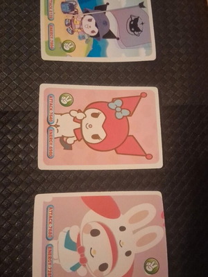 Σετ συλλεκτικών καρτών Sanrio Hello Kitty My Melody & Kuromi σαν καινούργιο