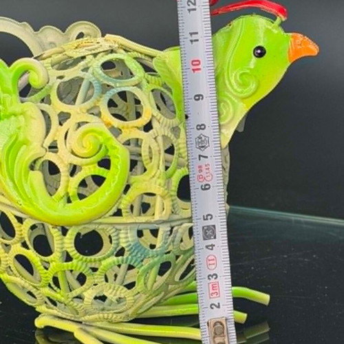 Espiel Handmade Metal Bird Vintage 2000 Like New 19x13 cm