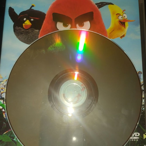 Angry Birds The Movie DVD used with Greek subtitles