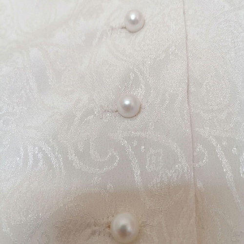Handmade vintage shirt Cypriot craftsmanship, like new, white