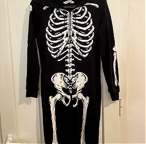 H&M Skeleton onesie / body suit age 10-12