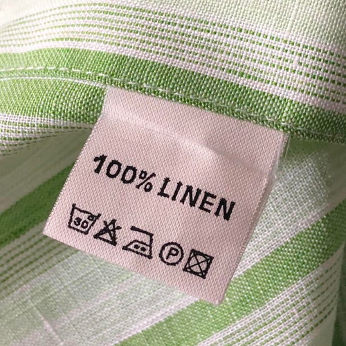 Oxford Company shirt new, size M, white and green linen