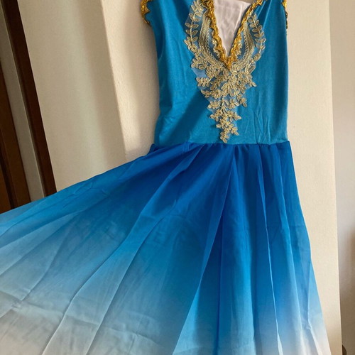 Ballet costumes new, various children's sizes, blue and turquoise
