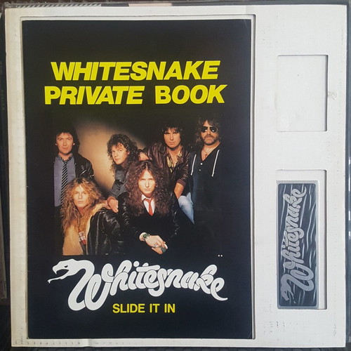 Whitesnake Slide It In Japanese LP 1984 used, signed by David Coverdale