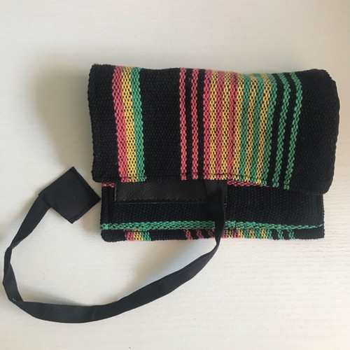 Handmade knitted tobacco pouch with inner recess new