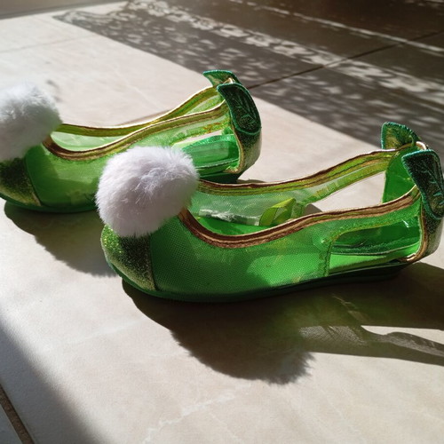Tinker Bell Shoes Disney used, size 22-23