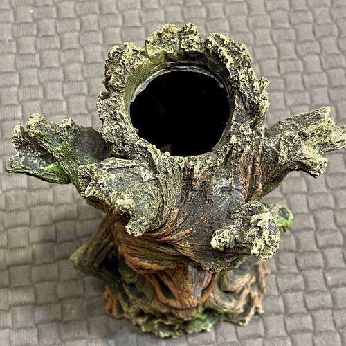 Decorative Aquarium Tree with Face and Flowers new