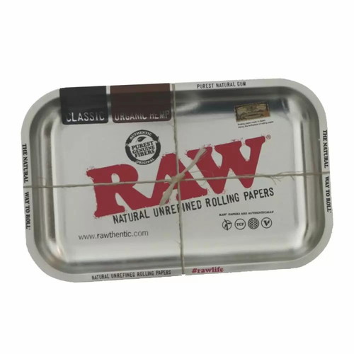 Raw Steel rolling tray new 33 x 27.5 cm