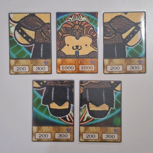 Handmade Pompompurin Exodia cards new