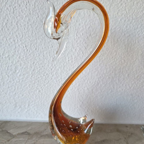Murano glass swan like new