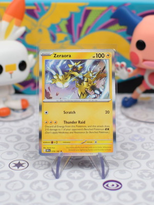 Zeraora Destined Rivals DRI 078 Holo Rare κάρτα Pokémon NM
