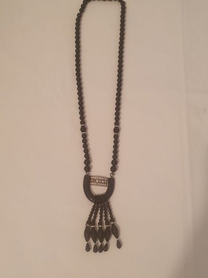 Necklace 50cm used, black