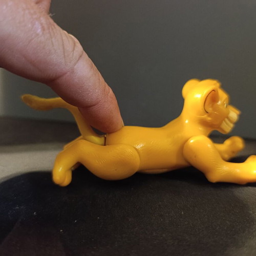Lion King Simba Disney figures set used with mechanical feature