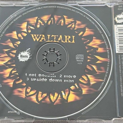 Waltari Not Enough CD single, metal
