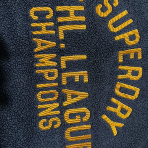 Super Dry jacket like new, size M-L, blue and gold