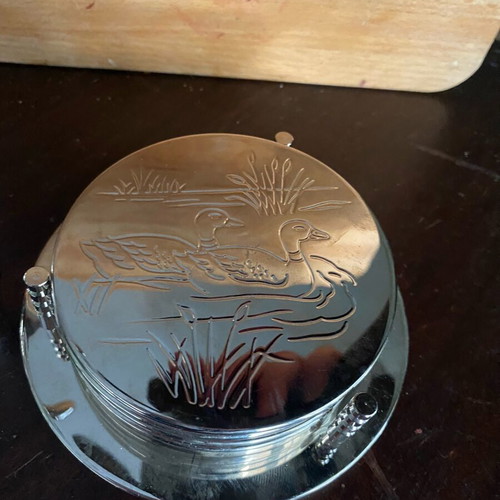 Vintage swan serving set like new