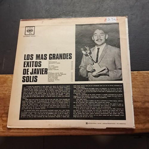 Javier Solis Los Mas Grandes Exitos record used