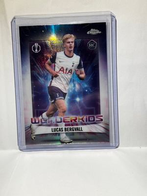 Topps Chrome UCC Lucas Bergvall Wonderkids 2025-26 new
