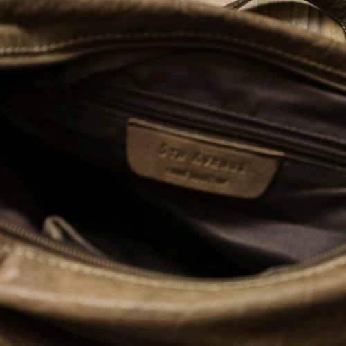 5 th Avenue women's bag like new, natural leather, brown