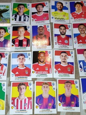 Panini 2026 FIFA 365 base stickers, 38 included, like new