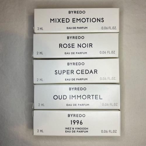 Byredo Tester Eau de Parfum new, Mixed Emotions, Rose Noir, Super Cedar, Oud Immortel, 1996 10 ml