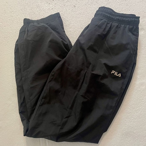 Fila vintage windbreaker track pants like new, black, size M