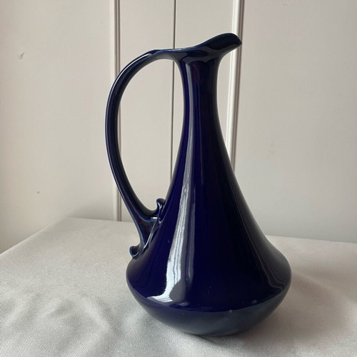 Vintage Γαλλική Κανάτα Μπλε Κοβάλτιο 23cm σαν καινούργια
