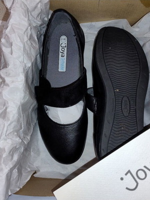 Joya Delia μαύρα παπούτσια Mary Janes καινούργια, ortholite δερμάτινα, νούμερο 38 και 38,5