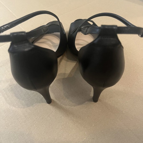Beatrice Estell black sandals size 39 like new, 8.5cm heel