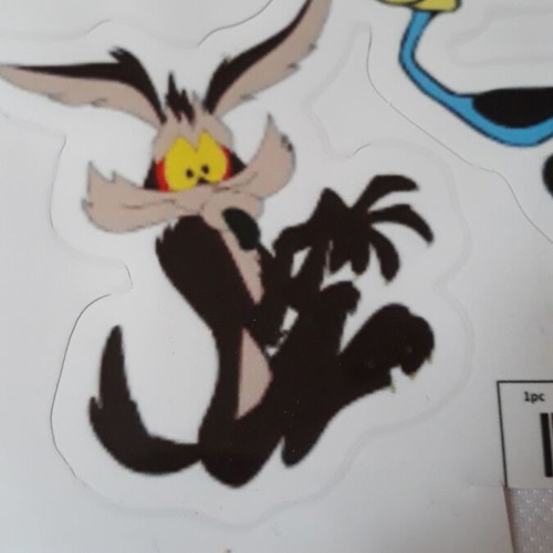 Koyot and Road Runner sticker new, indelible and waterproof