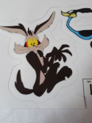 Koyot and Road Runner sticker new, indelible and waterproof