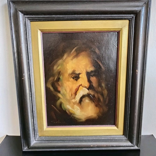 Painting used, dimensions 40 x 35