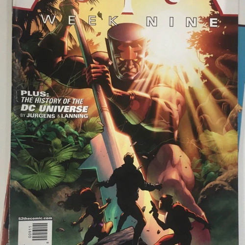 52 DC Comics pack of 7 issues used, English