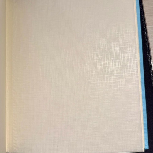 Photo album like new for newborns with silver-plated frame