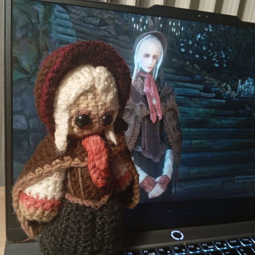Crochet Plushie The Doll from Bloodborne handmade, new