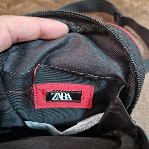 Zara red handbag like new