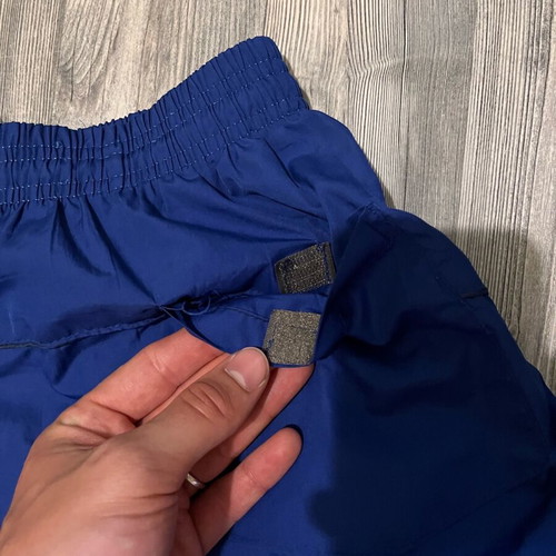 Men's blue swim shorts XL used, quick-dry fabric