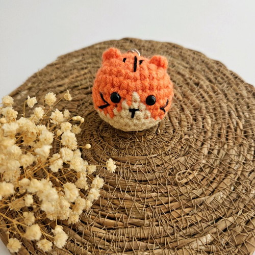Handmade crocheted keychain new